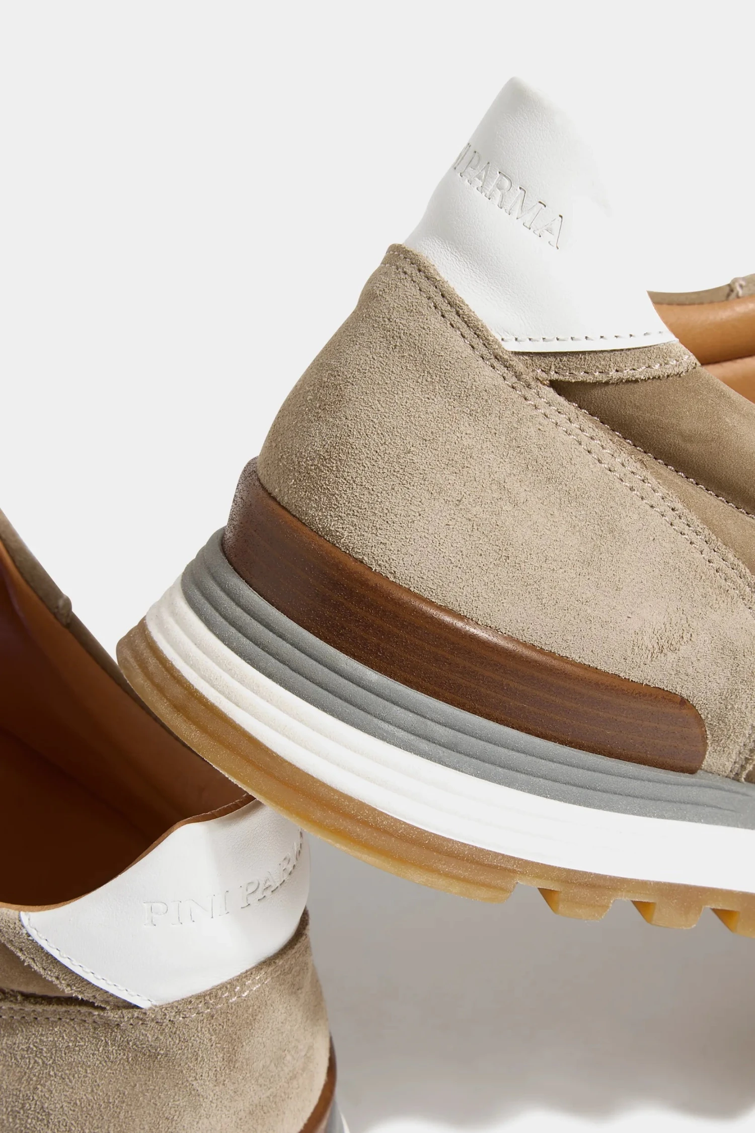 Beige Nabuk And Suede Runners - Made In Italy 7 Beige Nabuk And Suede Runners - Made In Italy - Image 5