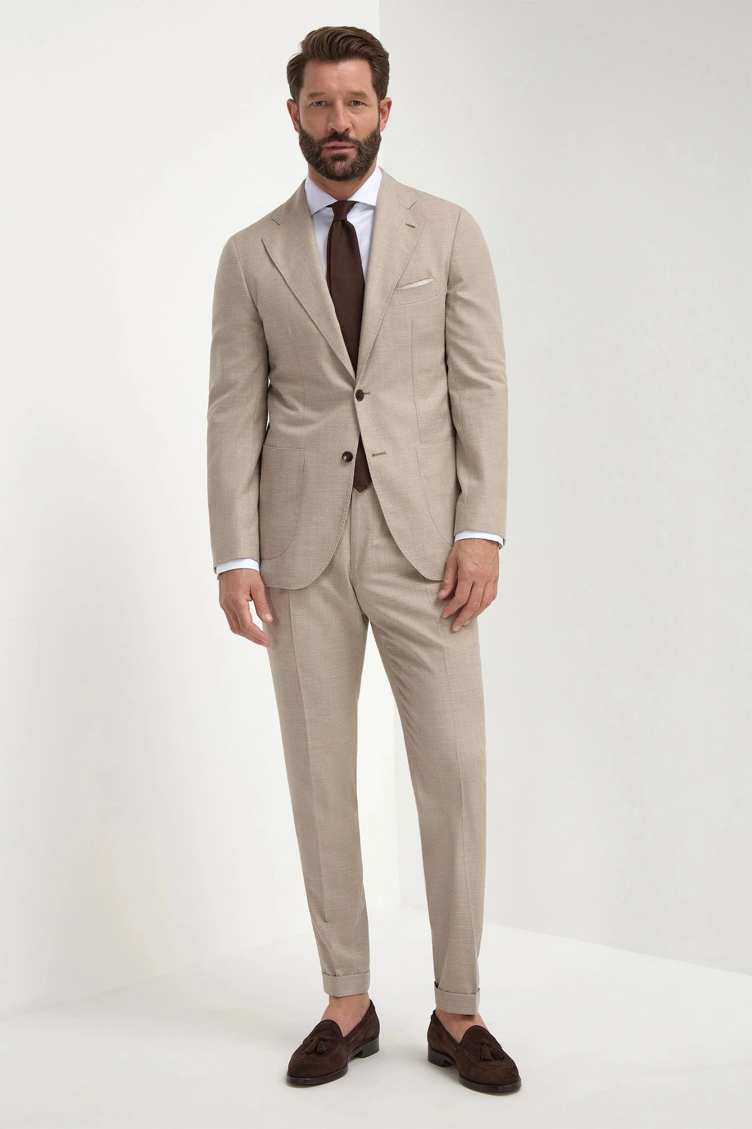 Beige Suit - Made In Italy 3 Beige Suit - Made In Italy