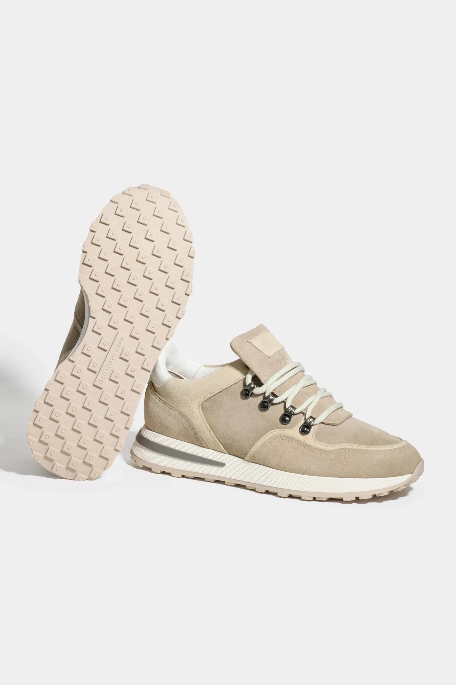 Beige Trail Sneakers - Made In Italy 4 Beige Trail Sneakers - Made In Italy - Image 2