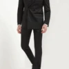 Black Double Breasted Tuxedo - Made In Italy 1 Black Double Breasted Tuxedo - Made In Italy -Pini Parma Clothing Store black double breasted tuxedo 3
