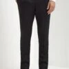 Tuxedo Soragna Trousers - Made In Italy 1 Tuxedo Soragna Trousers - Made In Italy -Pini Parma Clothing Store black tuxedo trousers soragna 1