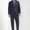 Blue Avio Full Canvas Suit - Made In Italy 2 Blue Avio Full Canvas Suit - Made In Italy -Pini Parma Clothing Store blue avio full canvas suit 1
