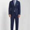 Blue Birdseye Suit - Made In Italy 2 Blue Birdseye Suit - Made In Italy -Pini Parma Clothing Store blue birdseye suit 1