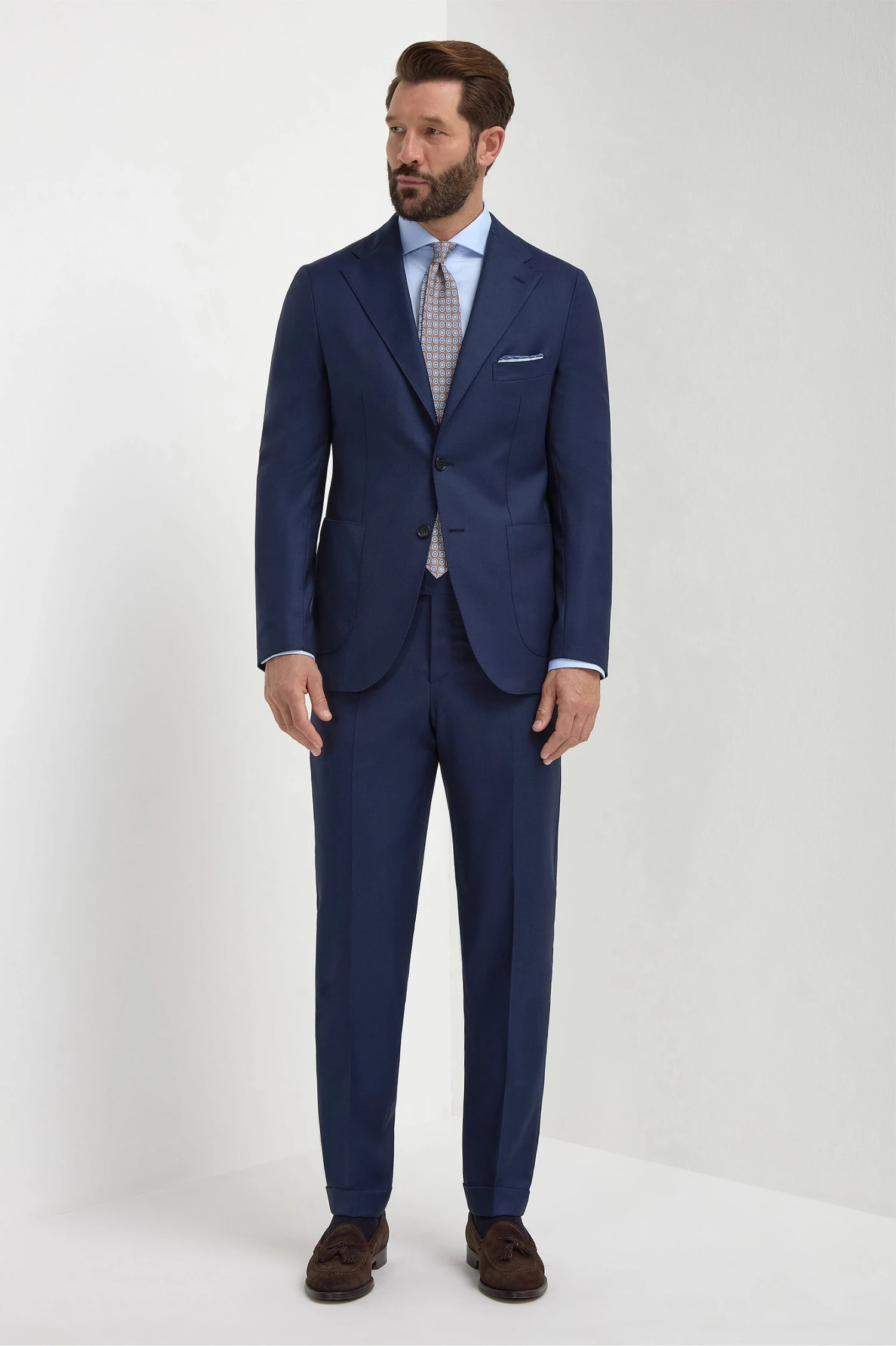 Blue Birdseye Suit - Made In Italy 3 Blue Birdseye Suit - Made In Italy