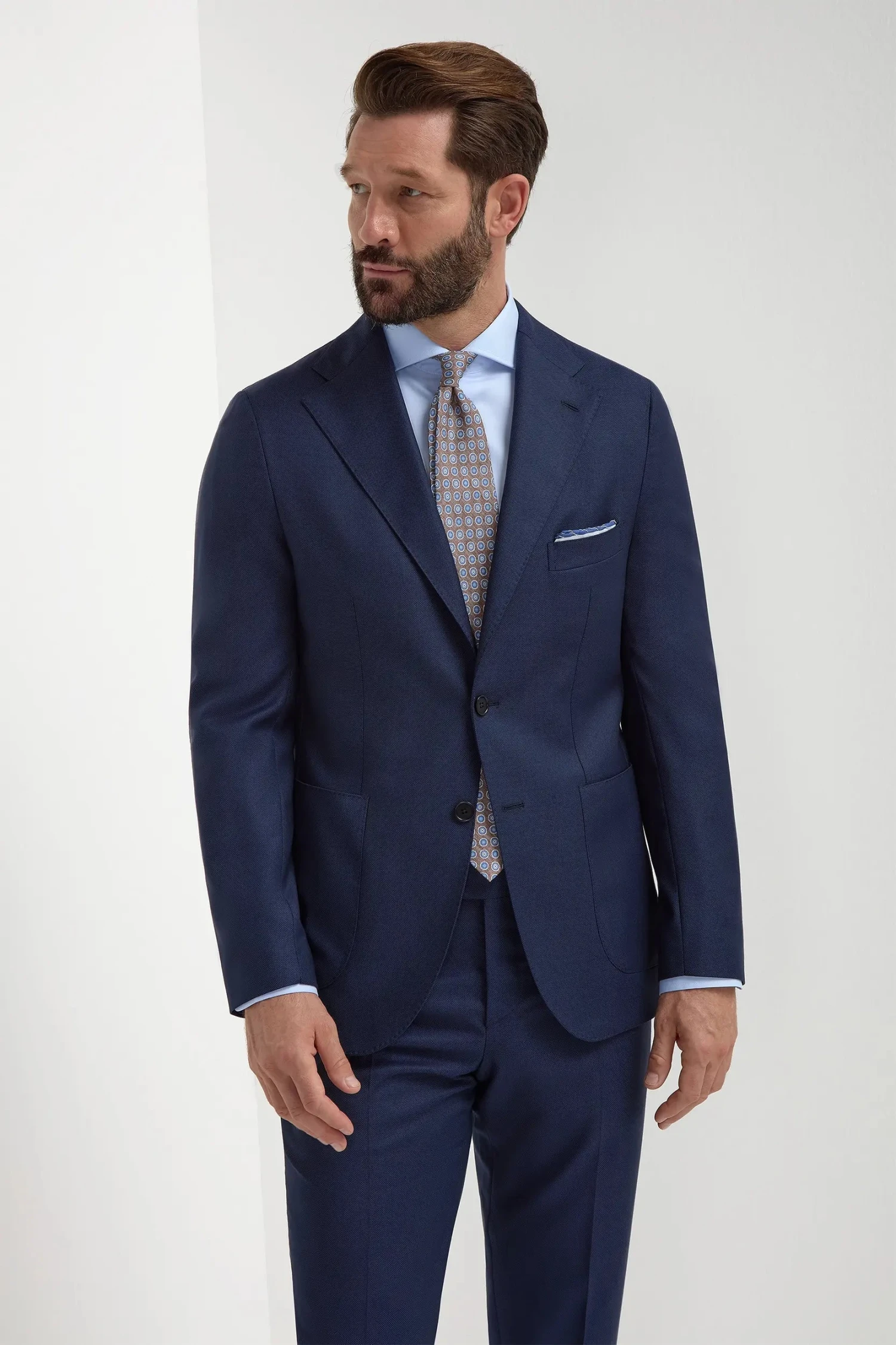 Blue Birdseye Suit - Made In Italy 6 Blue Birdseye Suit - Made In Italy - Image 4