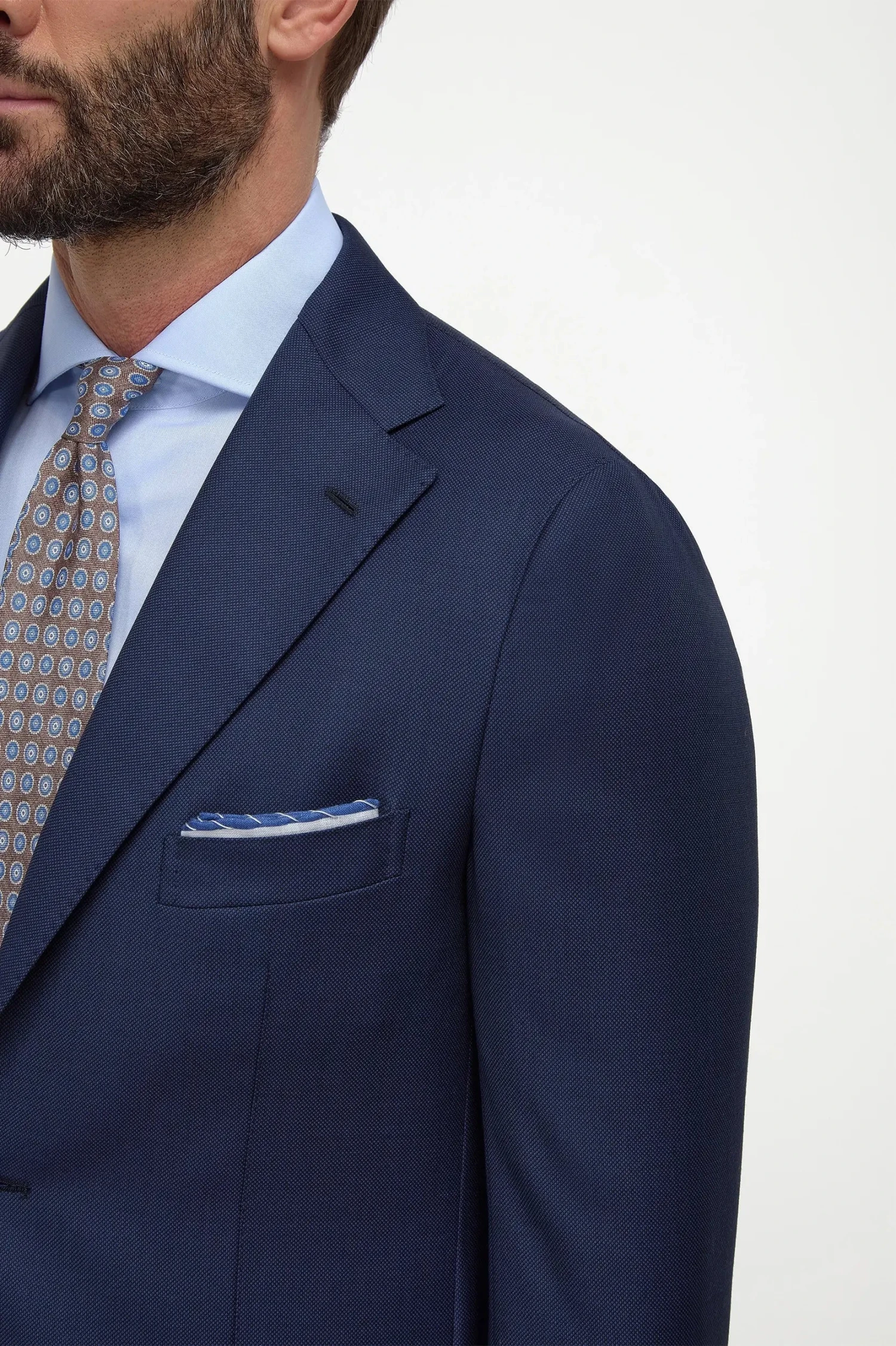 Blue Birdseye Suit - Made In Italy 4 Blue Birdseye Suit - Made In Italy - Image 2