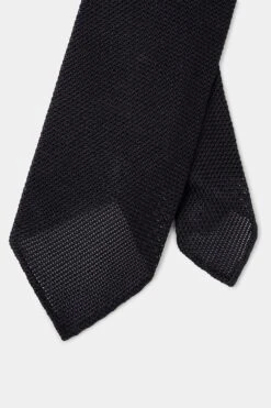 Blue Grenadine Silk Tie - Hand Made In Italy 9 Blue Grenadine Silk Tie - Hand Made In Italy -Pini Parma Clothing Store blue grenadine silk tie 3