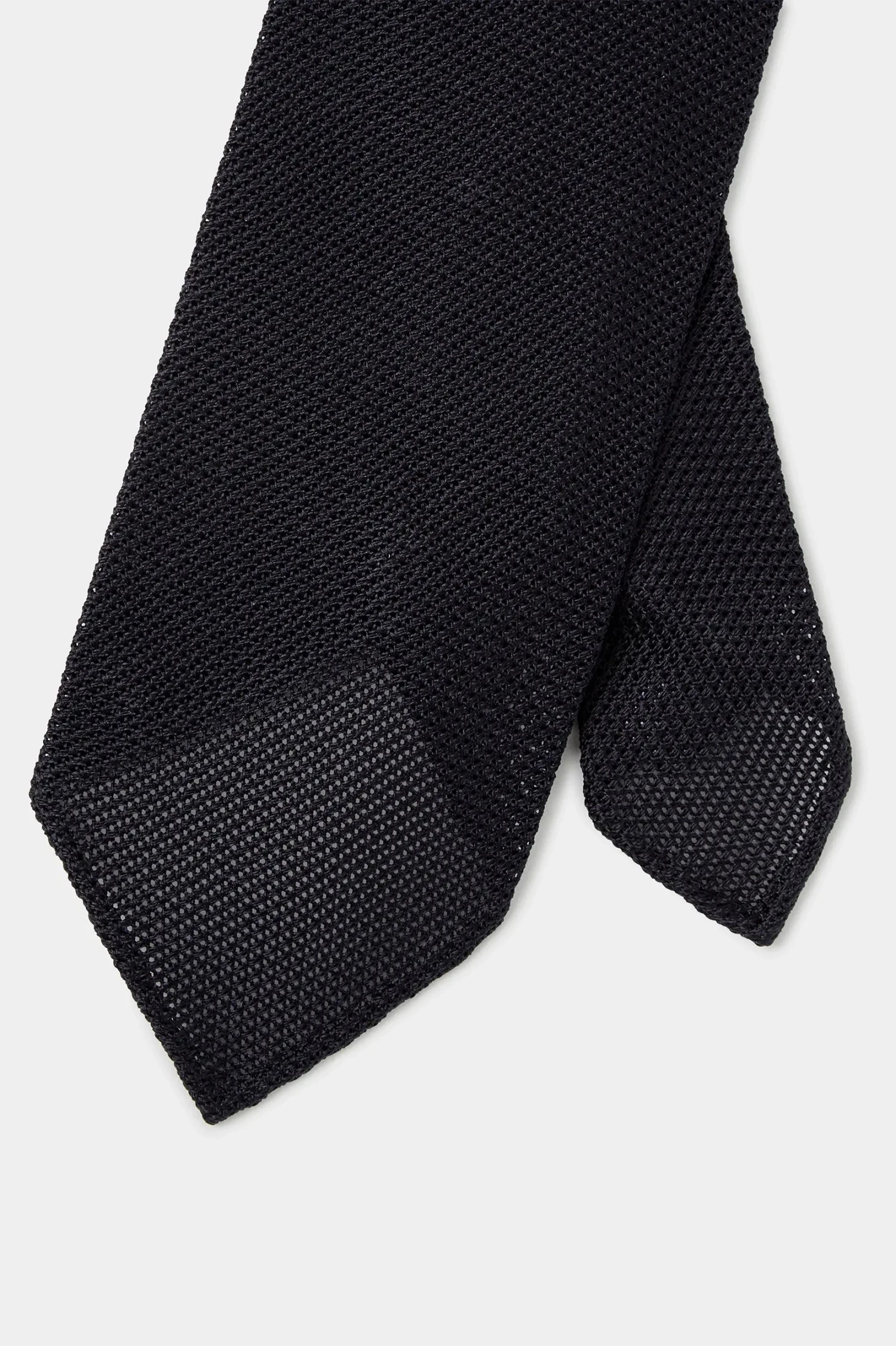 Blue Grenadine Silk Tie - Hand Made In Italy 5 Blue Grenadine Silk Tie - Hand Made In Italy - Image 3