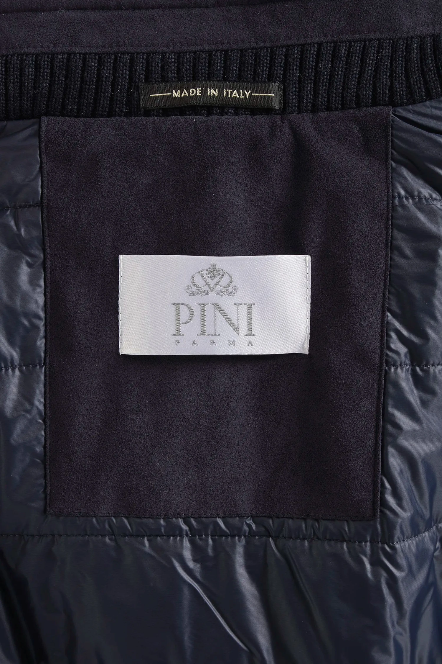 Blue Hooded Bomber - Made In Italy 6 Blue Hooded Bomber - Made In Italy - Image 4