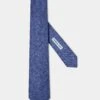 Blue Linen And Silk Tie - Made In Italy 2 Blue Linen And Silk Tie - Made In Italy -Pini Parma Clothing Store blue linen silk tie 1
