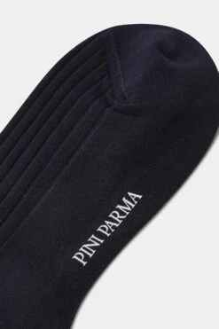 Blue Long Socks - Made In Italy -Pini Parma Clothing Store blue long socks 2
