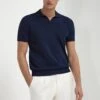 Blue Polo - Made In Italy -Pini Parma Clothing Store blue polo 2