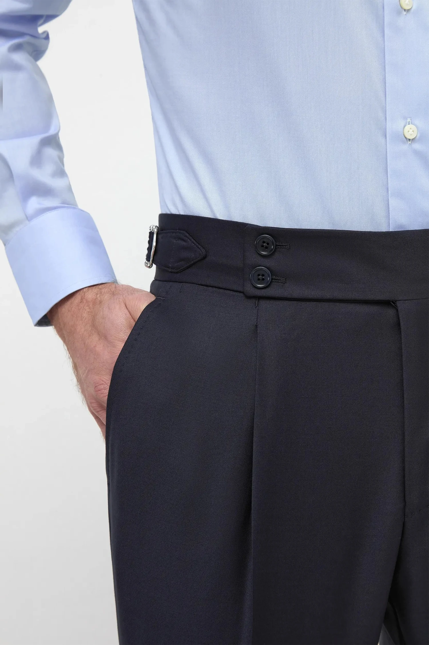 Blue Soragna Trousers - Made In Italy 5 Blue Soragna Trousers - Made In Italy - Image 3