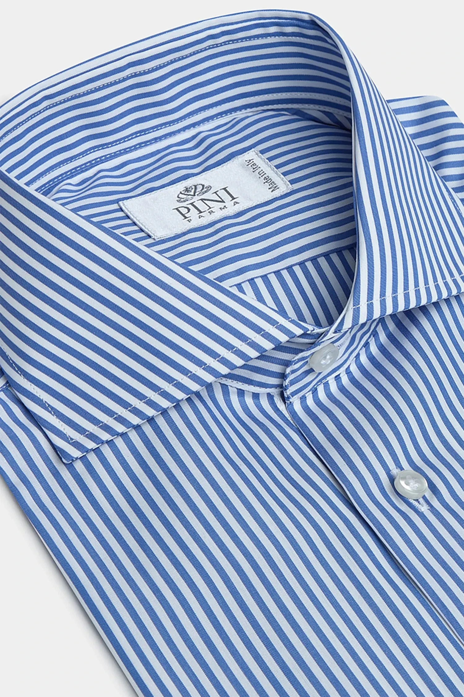 Blue Striped Shirt - Made In Italy 3 Blue Striped Shirt - Made In Italy