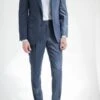 Blue Striped 140'S Suit - Made In Italy 1 Blue Striped 140'S Suit - Made In Italy -Pini Parma Clothing Store blue striped super140s suit