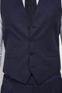Blue Waistcoat - Made In Italy 8 Blue Waistcoat - Made In Italy -Pini Parma Clothing Store blue waistcoat 2