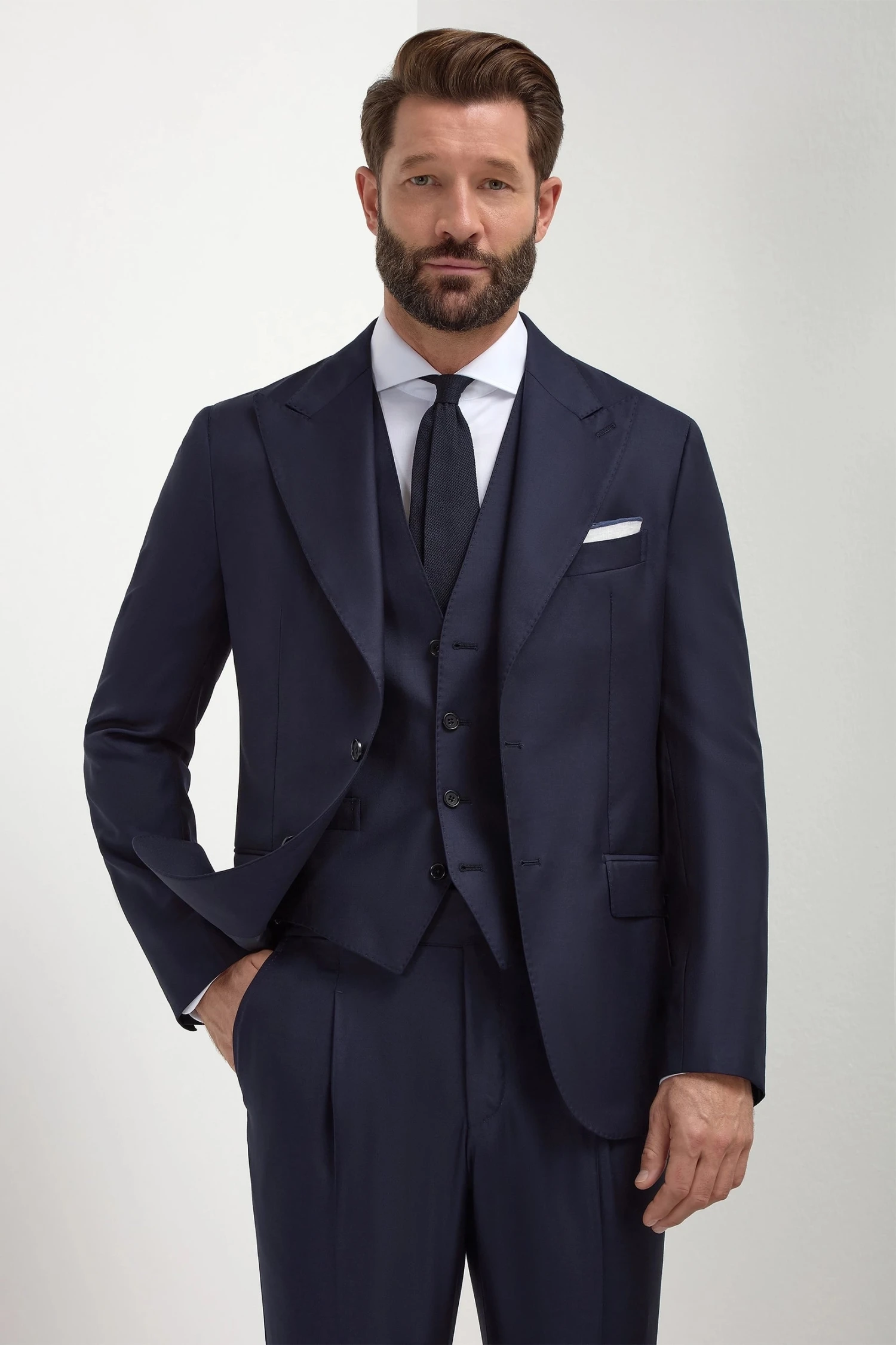 Blue Waistcoat - Made In Italy 4 Blue Waistcoat - Made In Italy - Image 2