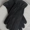 Dark Blue Cashmere Lined Deerskin Leather Gloves - Made In Italy -Pini Parma Clothing Store blue leather gloves 3