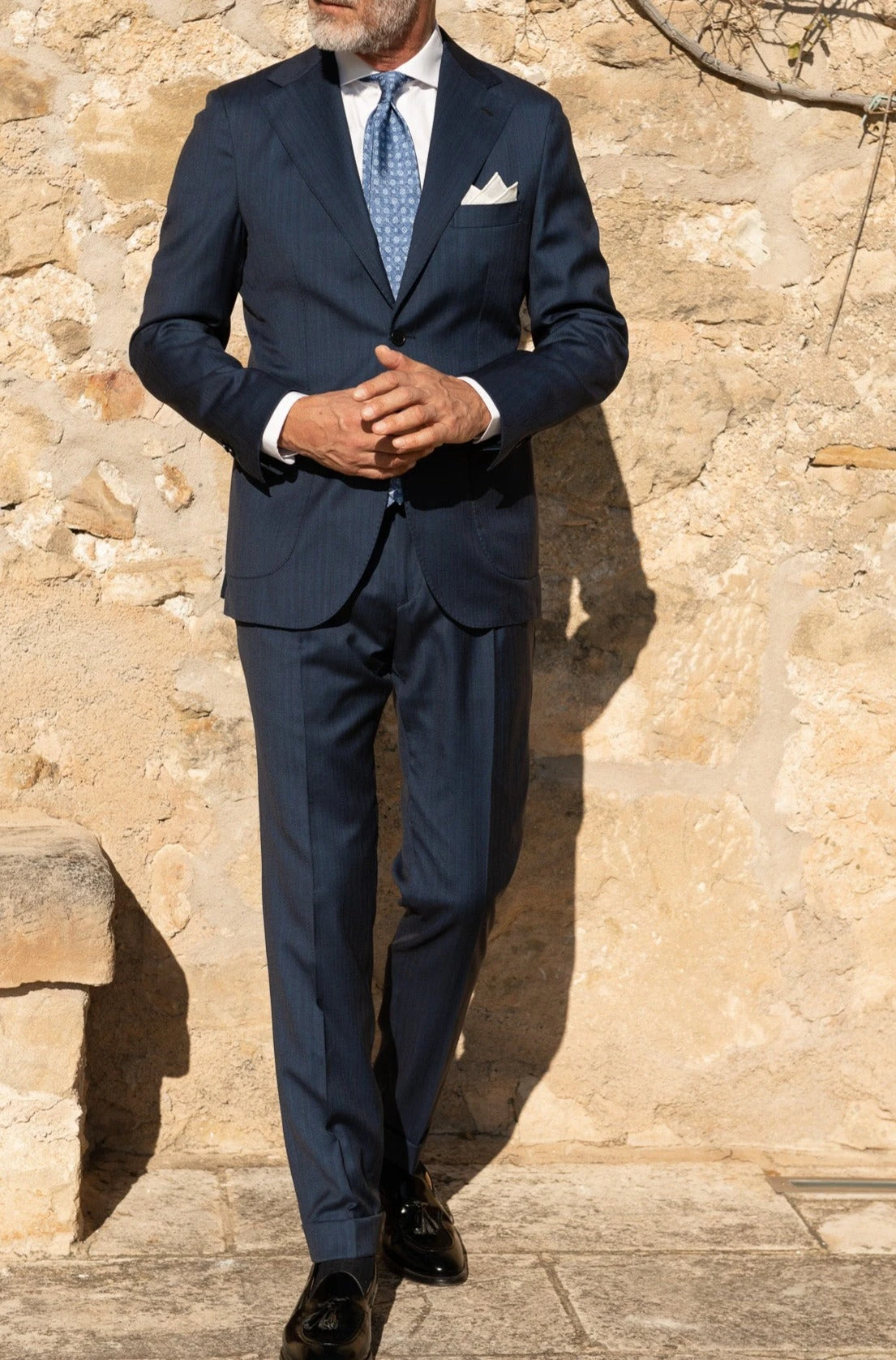 Blue Solaro Suit - Made In Italy 4 Blue Solaro Suit - Made In Italy - Image 2