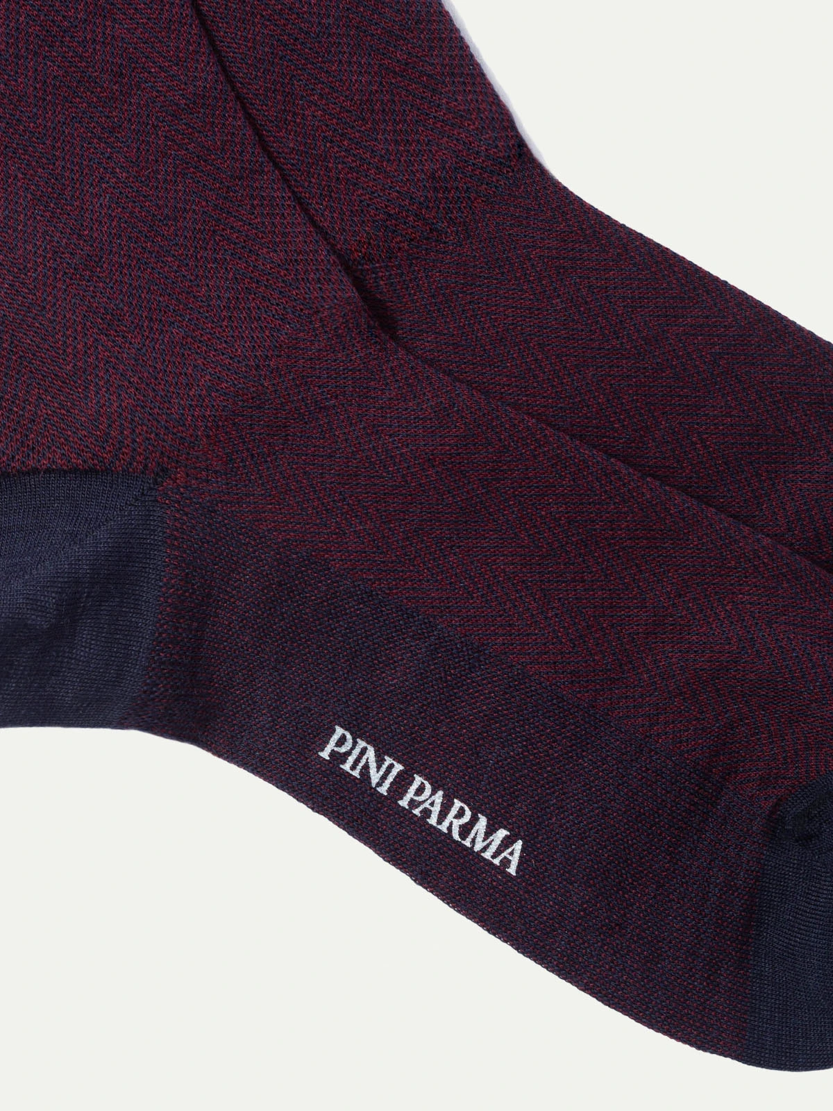 Bordeaux Herringbone Short Socks - Made In Italy 4 Bordeaux Herringbone Short Socks - Made In Italy - Image 2