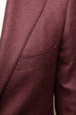 Bordeaux Jacket In Wool And Cashmere - Made In Italy -Pini Parma Clothing Store bordeaux jacket loro piana wool cashmere 2