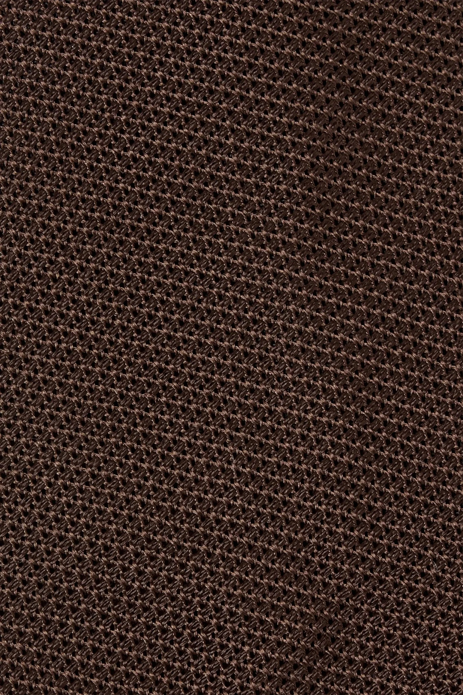 Brown Grenadine Silk Tie - Hand Made In Italy 4 Brown Grenadine Silk Tie - Hand Made In Italy - Image 2