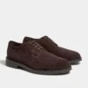 Brown Suede Derby - Made In Italy 2 Brown Suede Derby - Made In Italy -Pini Parma Clothing Store brown suede derby 1