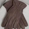 Brown Cashmere Lined Deerskin Leather Gloves - Made In Italy -Pini Parma Clothing Store brown leather gloves 3