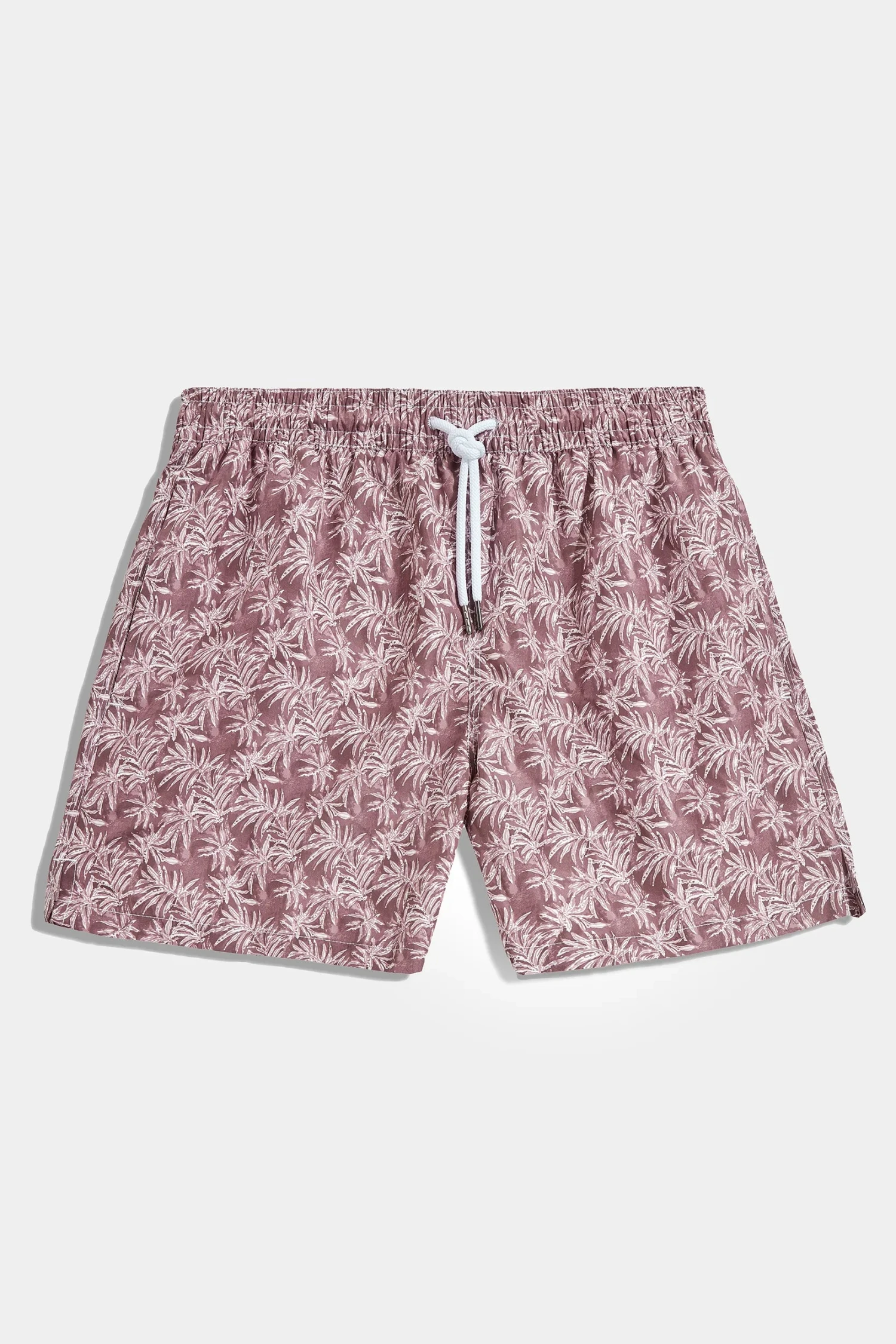 Burgundy Palm Swimshorts - Made In Italy 3 Burgundy Palm Swimshorts - Made In Italy