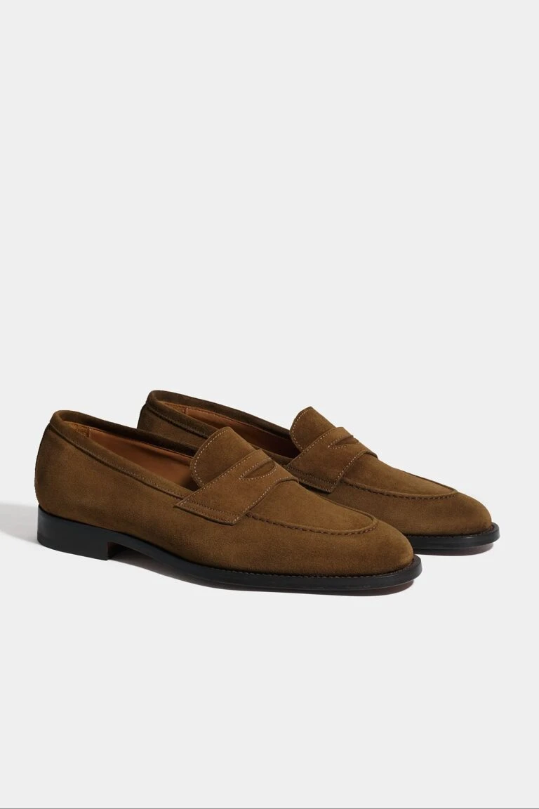 Pini Parma Clothing Store -Pini Parma Clothing Store cognac suede penny loafers 768x1152 1