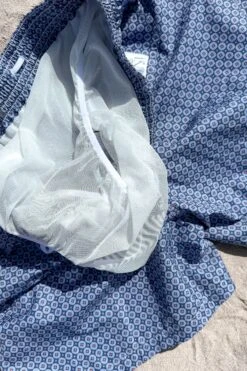 Denim Fancy Swim Shorts - Made In Italy 14 Denim Fancy Swim Shorts - Made In Italy -Pini Parma Clothing Store denim fancy swimshorts 6