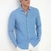 Denim Stone Shirt - Made In Italy 1 Denim Stone Shirt - Made In Italy -Pini Parma Clothing Store denim stone shirt 1