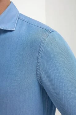 Denim Stone Shirt - Made In Italy 11 Denim Stone Shirt - Made In Italy -Pini Parma Clothing Store denim stone shirt 6