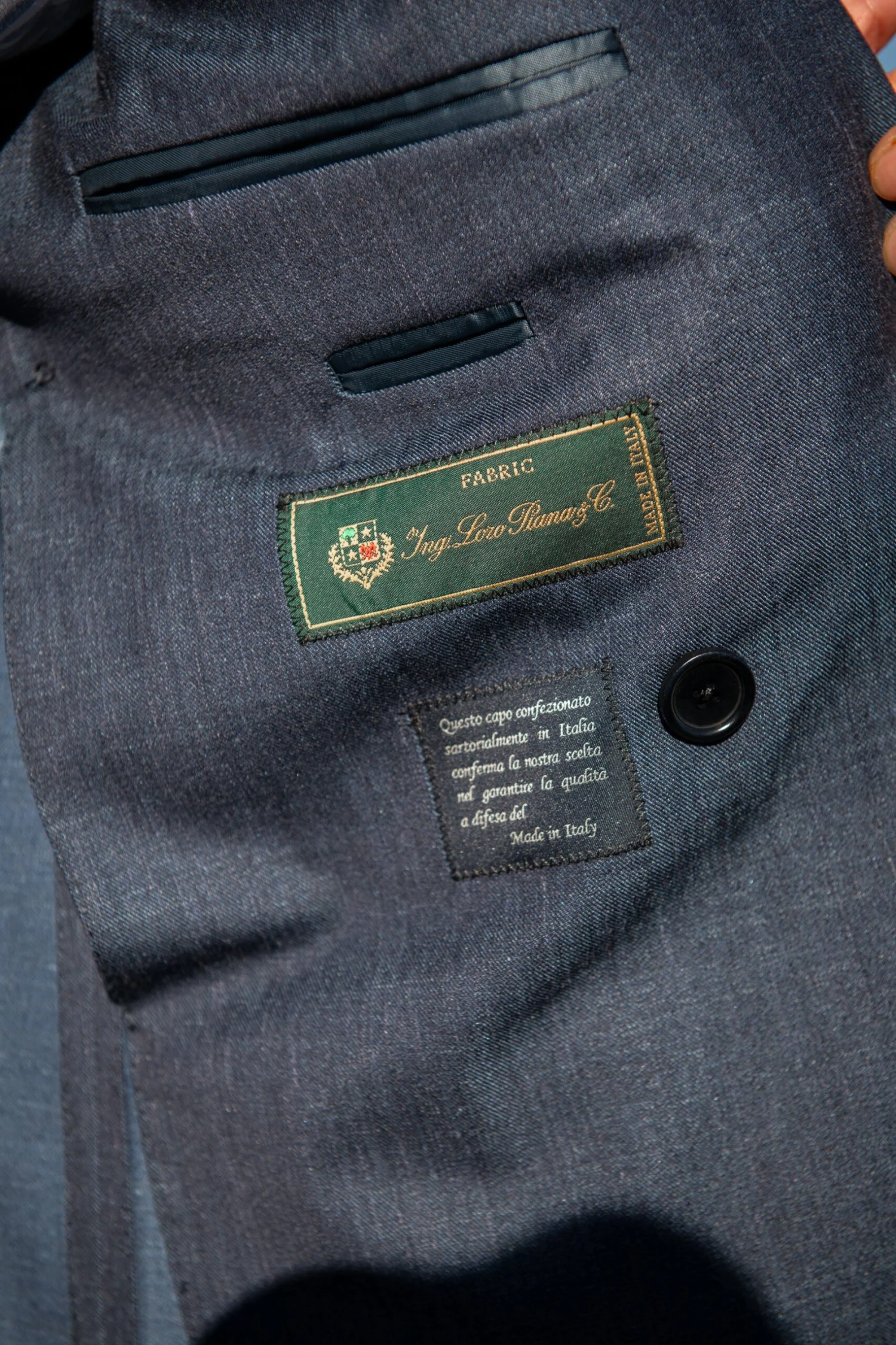 Denim Double Breasted Suit - Made In Italy 4 Denim Double Breasted Suit - Made In Italy - Image 2