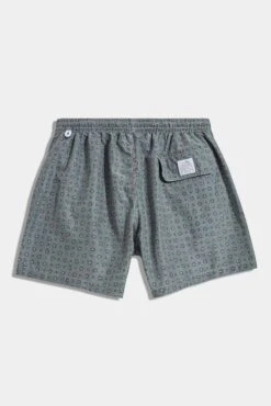 Pini Parma Clothing Store -Pini Parma Clothing Store green fancy swimshorts 3