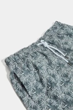 Green Palm Swimshorts - Made In Italy -Pini Parma Clothing Store green palm swimshorts 1