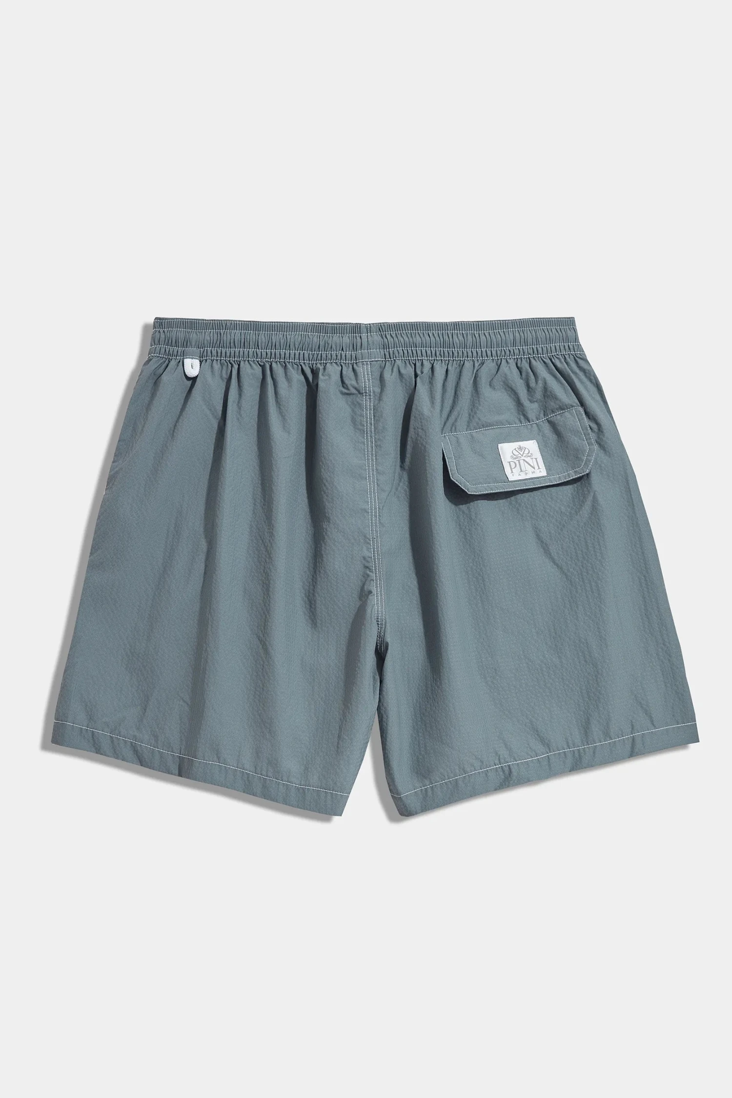 Green Seersucker Swimshorts - Made In Italy 4 Green Seersucker Swimshorts - Made In Italy - Image 2