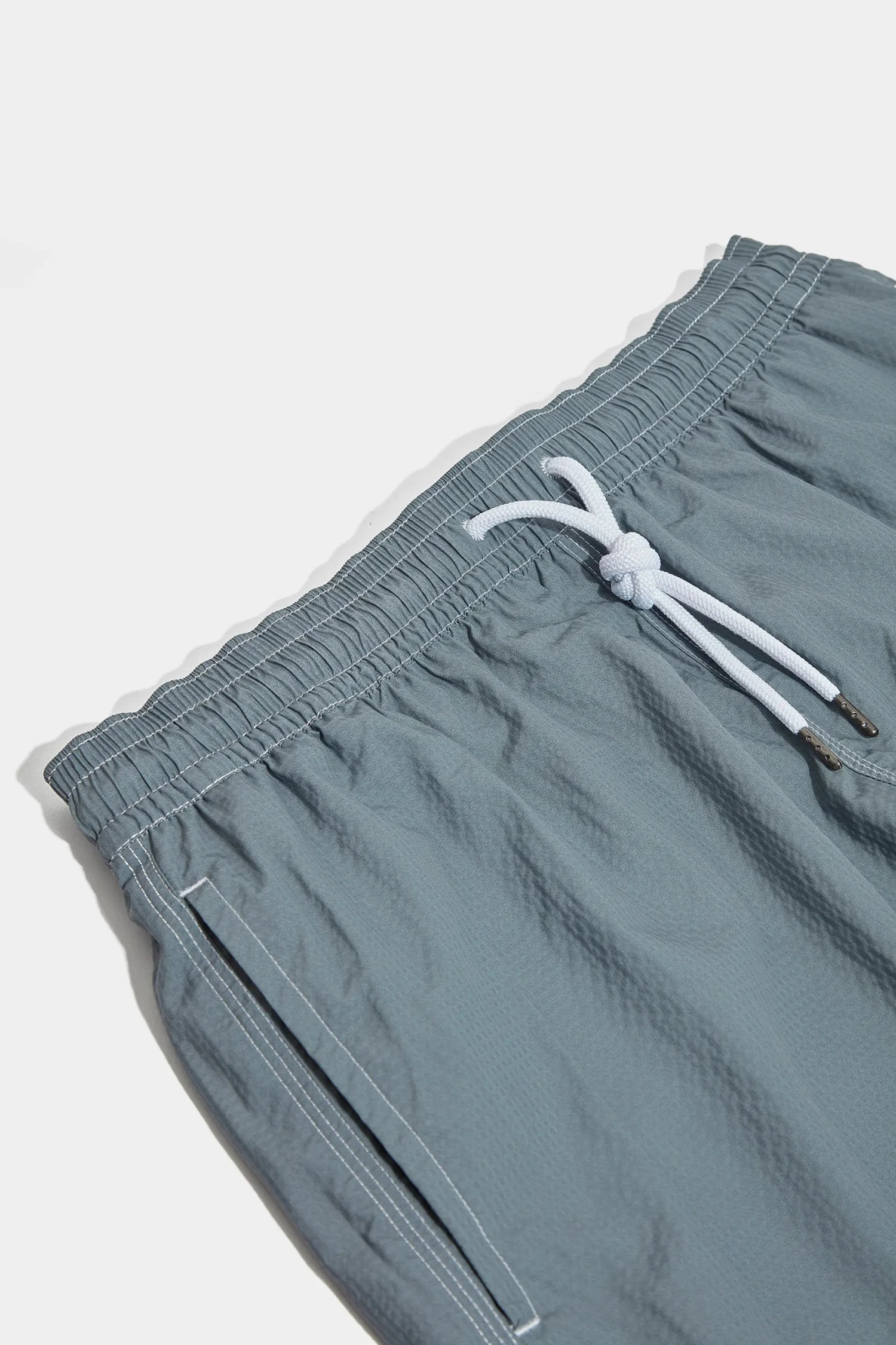 Green Seersucker Swimshorts - Made In Italy 5 Green Seersucker Swimshorts - Made In Italy - Image 3
