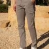 Grey Stretch Cotton Cargo - Made In Italy 2 Grey Stretch Cotton Cargo - Made In Italy -Pini Parma Clothing Store grey cargo trousers 1
