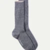 Light Grey - Super Durable Wool Short Socks - Made In Italy 2 Light Grey - Super Durable Wool Short Socks - Made In Italy -Pini Parma Clothing Store grey durable socks 3 1