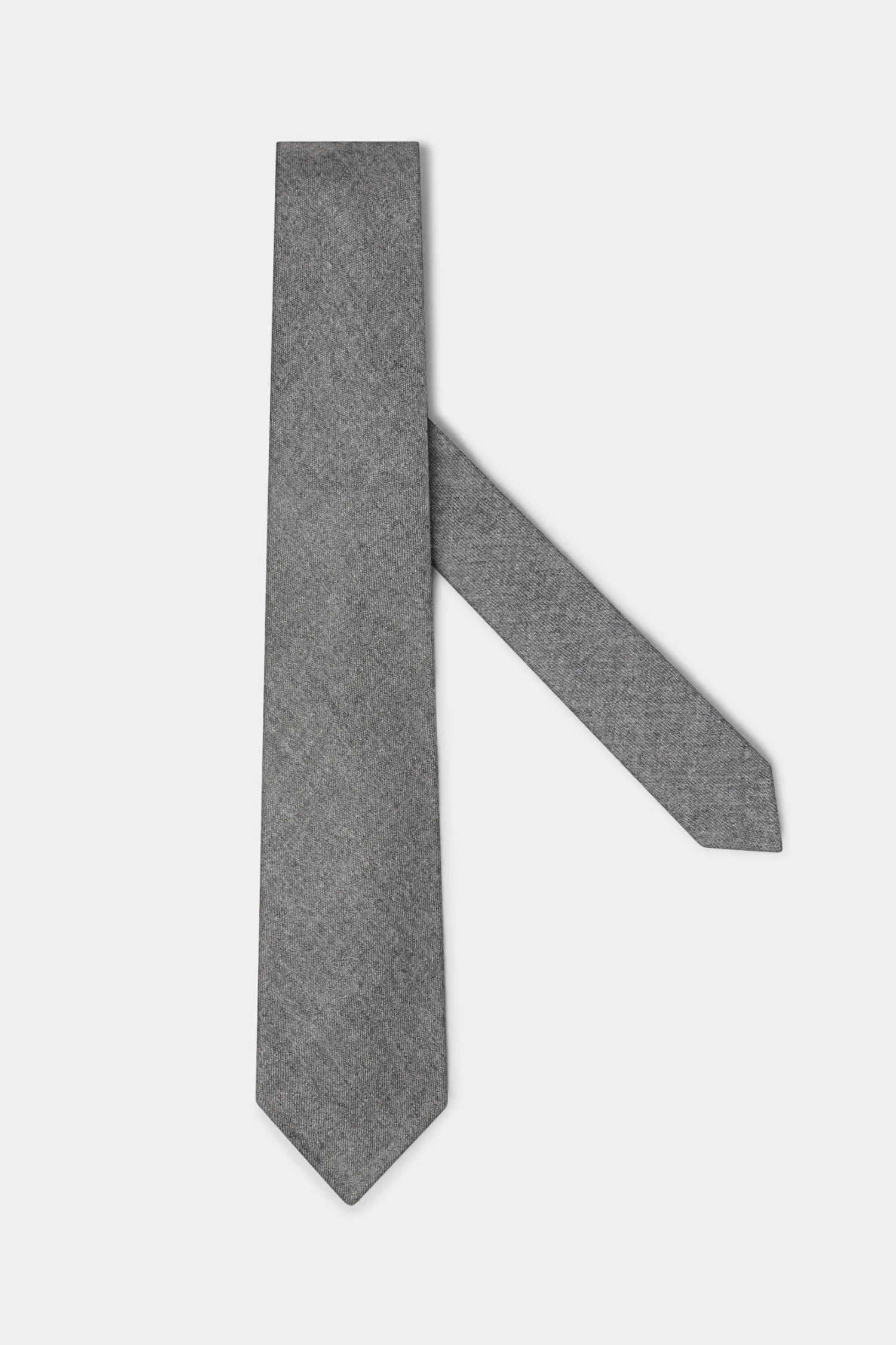Grey Flannel Tie - Made In Italy 3 Grey Flannel Tie - Made In Italy