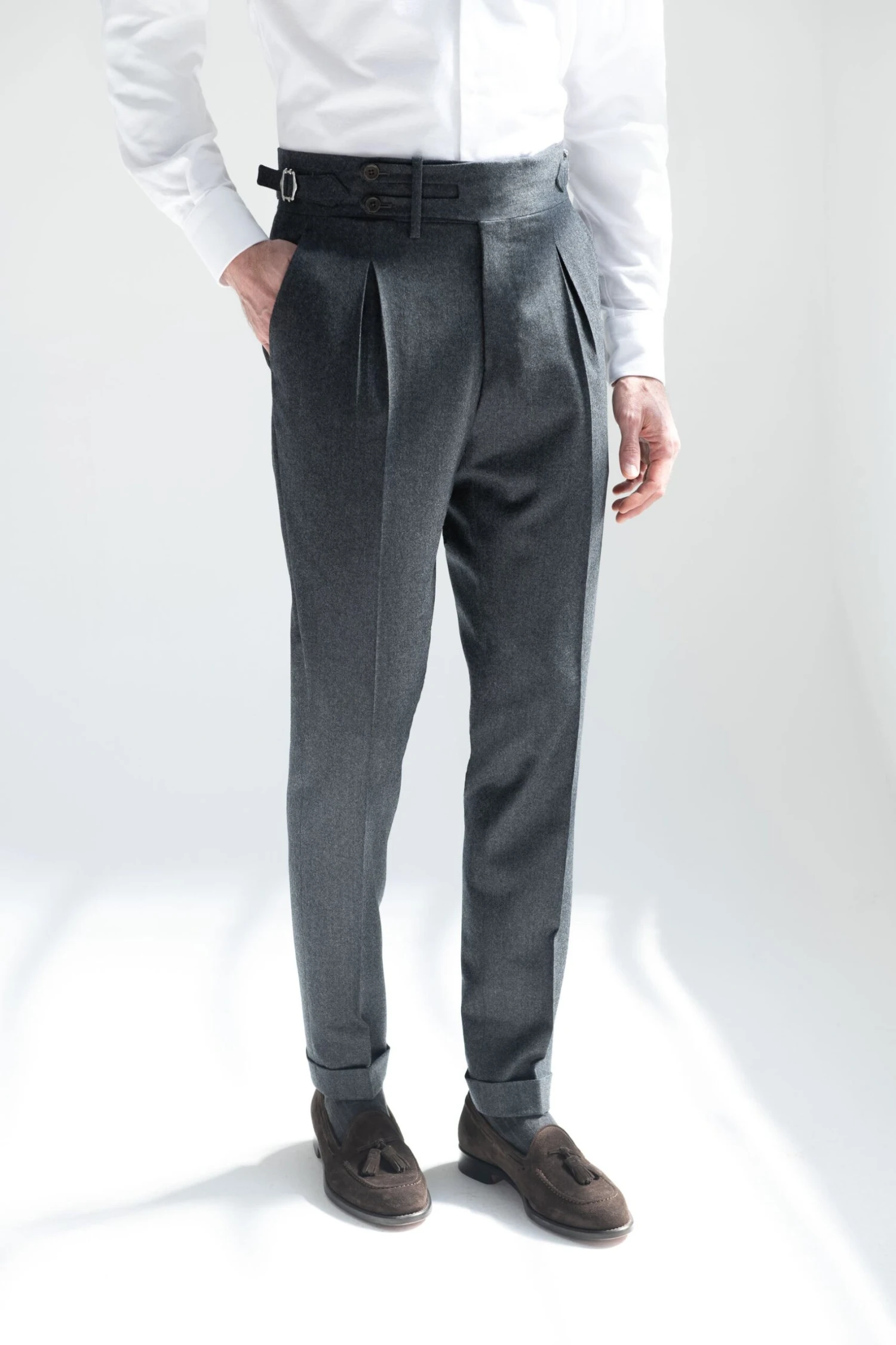 Grey Flannel Limited Edition Trousers - Made In Italy 3 Grey Flannel Limited Edition Trousers - Made In Italy