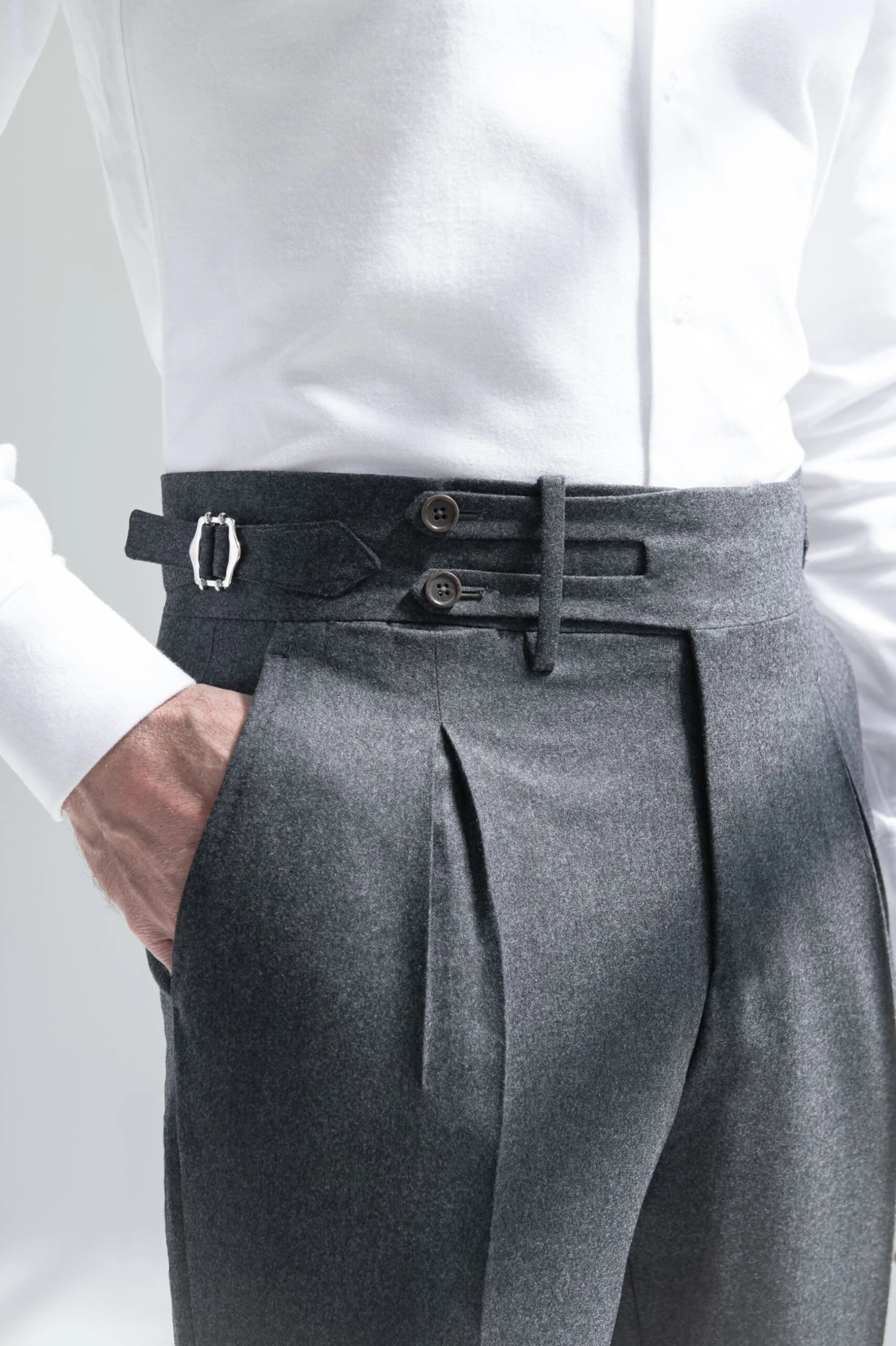 Grey Flannel Limited Edition Trousers - Made In Italy 4 Grey Flannel Limited Edition Trousers - Made In Italy - Image 2