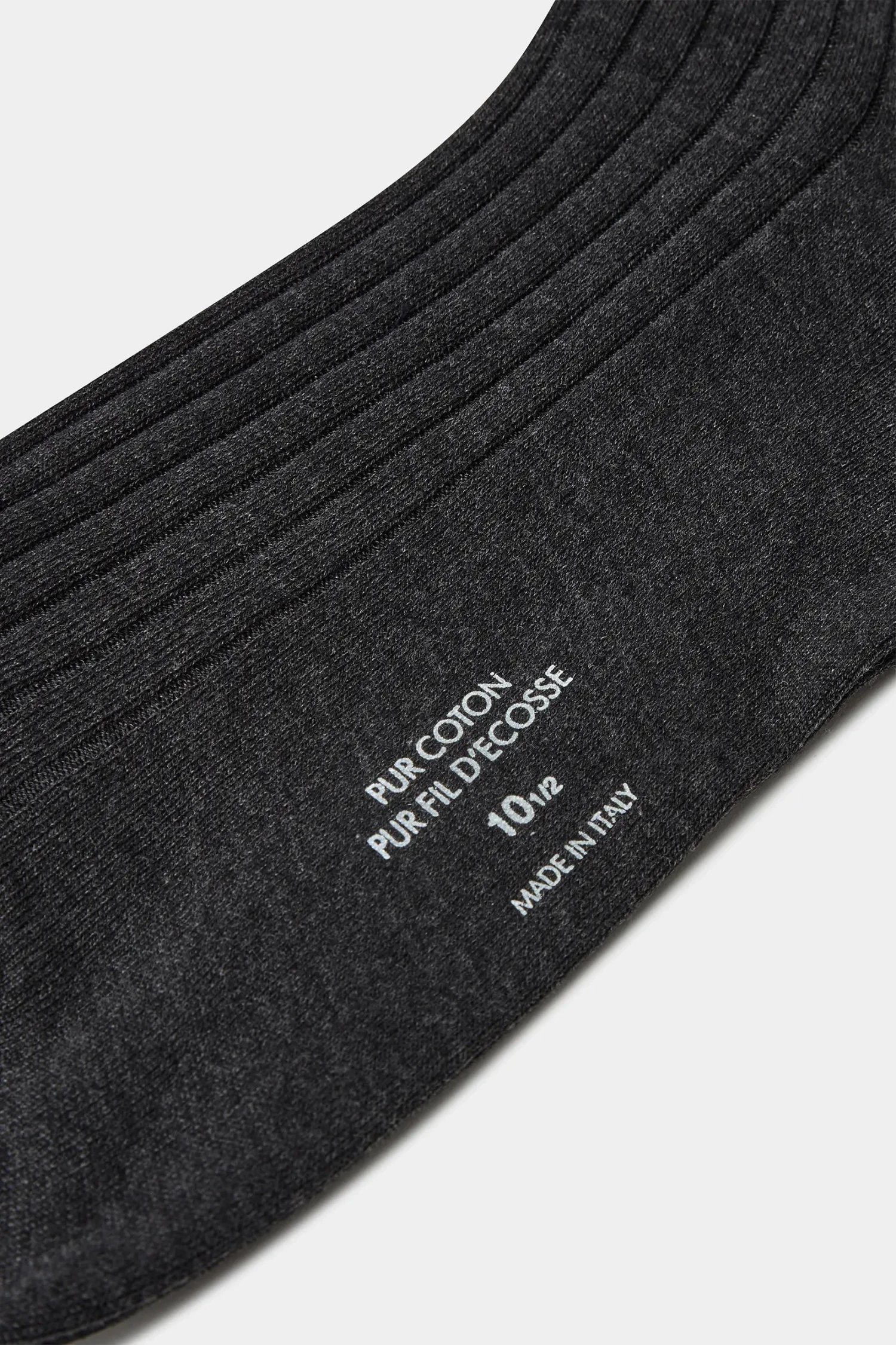 Grey Long Socks - Made In Italy 4 Grey Long Socks - Made In Italy - Image 2