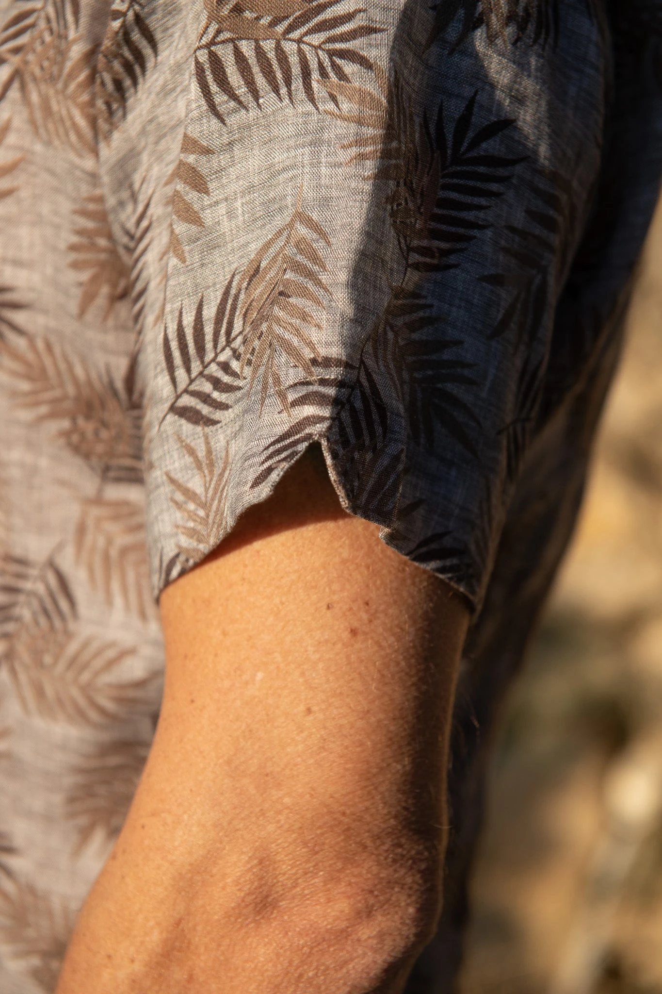 Grey Hawaiana Linen Shirt - Made In Italy 5 Grey Hawaiana Linen Shirt - Made In Italy - Image 3