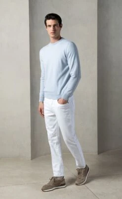 Light Blue Cashmere Round Neck – Made In Italy 9 Light Blue Cashmere Round Neck – Made In Italy -Pini Parma Clothing Store light blue cashmere crewneck 50aa352d f296 4d84 a108 0a3c7f8f51a3
