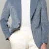 Light Blue Corduroy Jacket "Soragna Capsule Collection" - Made In Italy 1 Light Blue Corduroy Jacket "Soragna Capsule Collection" - Made In Italy -Pini Parma Clothing Store light blue corduroy peak lapel jacket