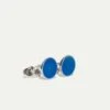 Light Blue Cufflinks - Made In Italy -Pini Parma Clothing Store light blue cufflinks 1