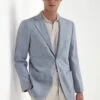 Light Blue Wool And Linen Jacket - Made In Italy 1 Light Blue Wool And Linen Jacket - Made In Italy -Pini Parma Clothing Store light blue wool linen jacket 4 994fecde 97e8 4d4c 8fd7 076cec564bbc