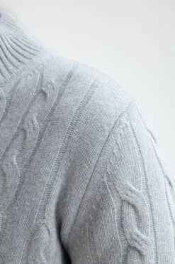 Light Grey Cable Knit Cardigan – Made In Italy 10 Light Grey Cable Knit Cardigan – Made In Italy -Pini Parma Clothing Store light grey cable knit cardigan 2